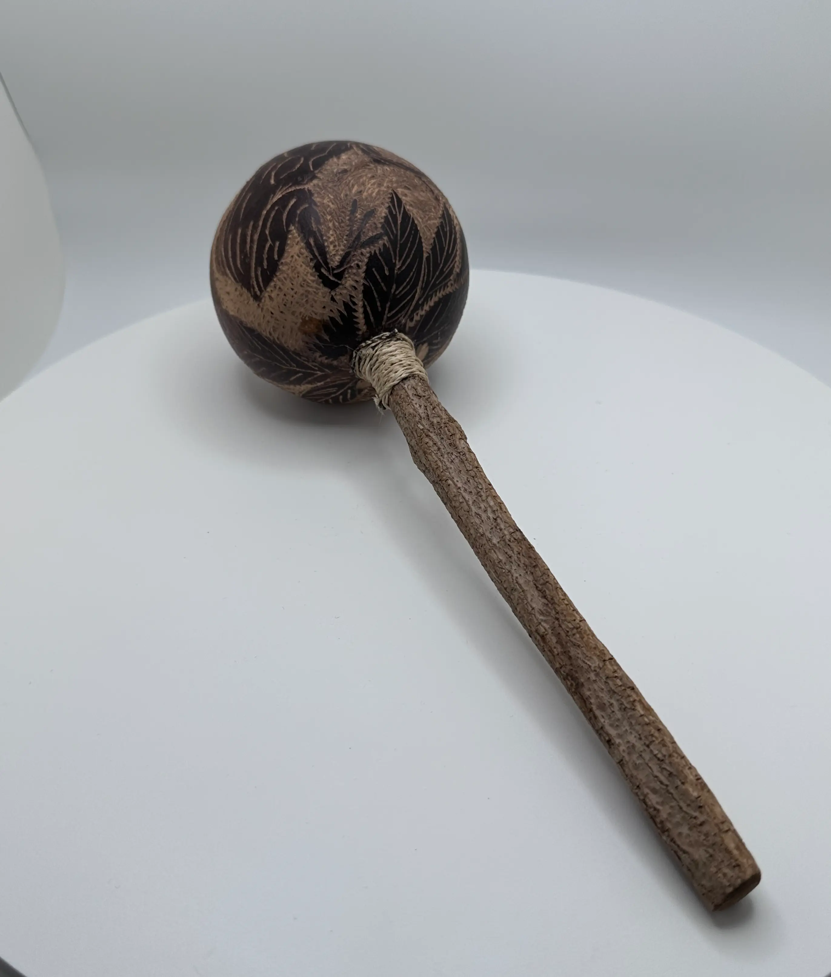 Ayahuasca Vine Rattle With Kambo Art